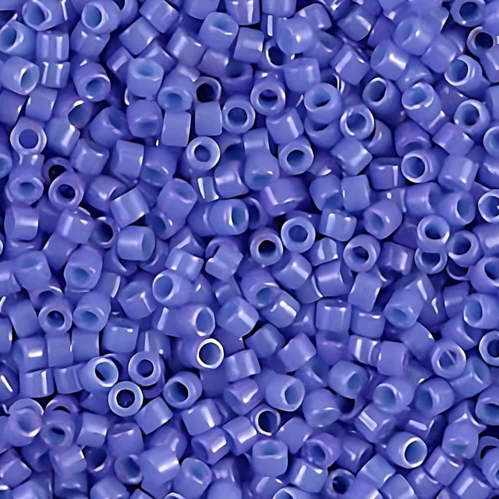 DB0661 Miyuki Delica Seed Beads 11/0 Opaque Purple 7GM