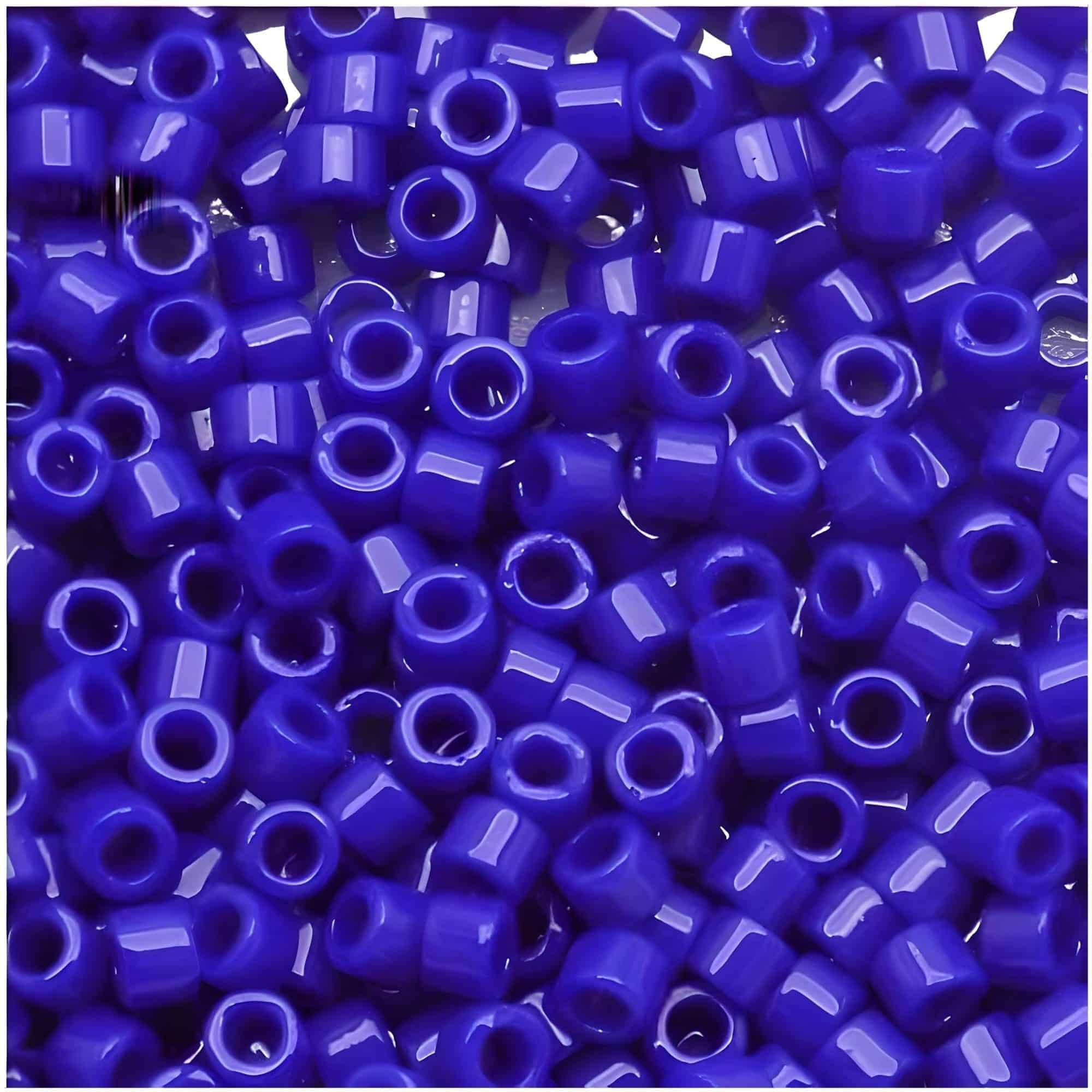 DB726 Miyuki Delica Seed Beads 11/0 Opaque Cobalt Blue 7.2GM