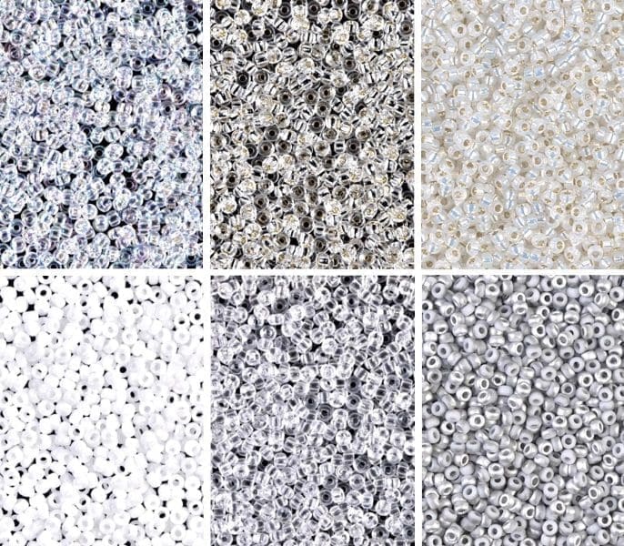 Miyuki Round Seed Beads Size 11/0 Snow Queen Collection