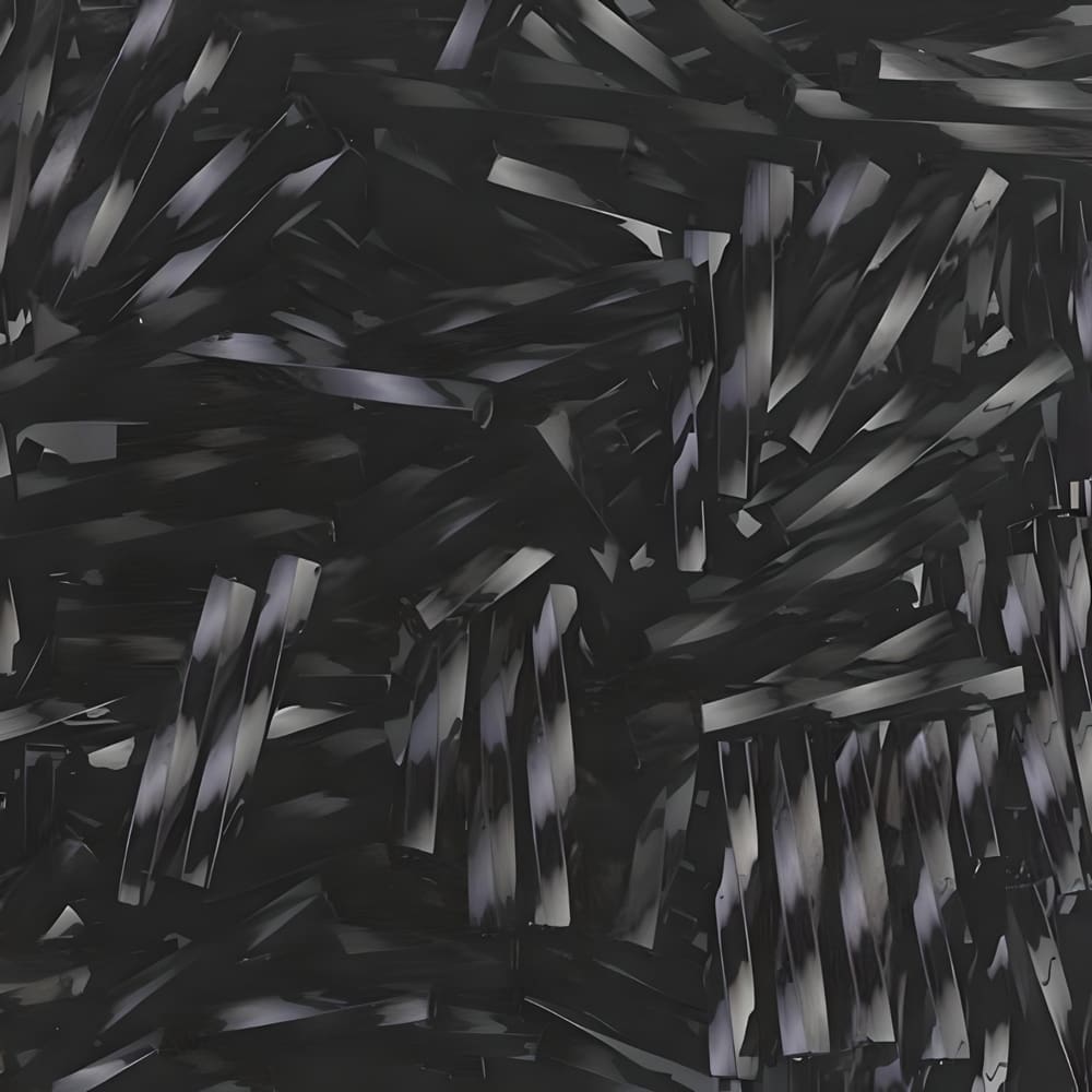 Miyuki Twisted Bugle Beads, 2x12mm, 13GM Black