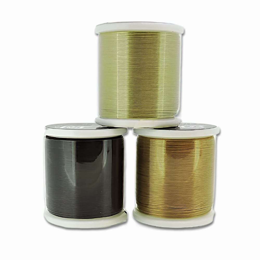 3 Pack – Miyuki Beading Thread Size B 50 M ea Gold, Brown and Tan