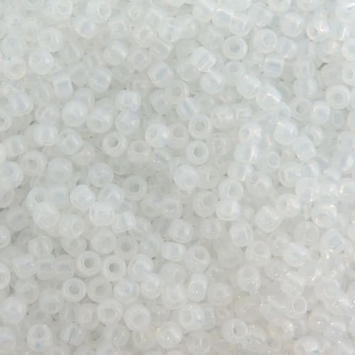 Toho Seed Beads Round Size 11/0 28GM Translucent White 11-1141