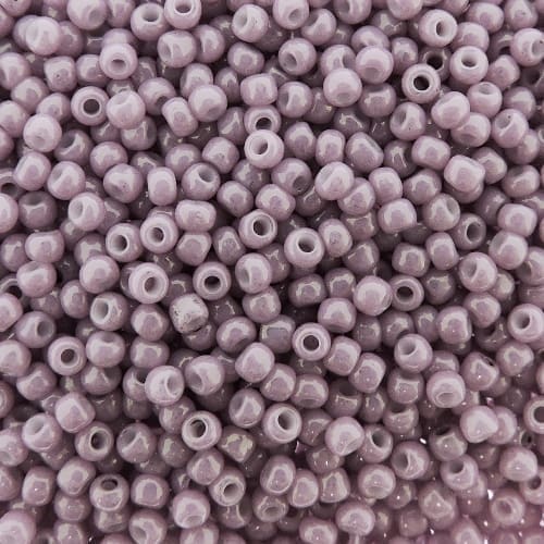 Toho Seed Beads Round Size 11/0 28GM Opaque Luster Pale Mauve