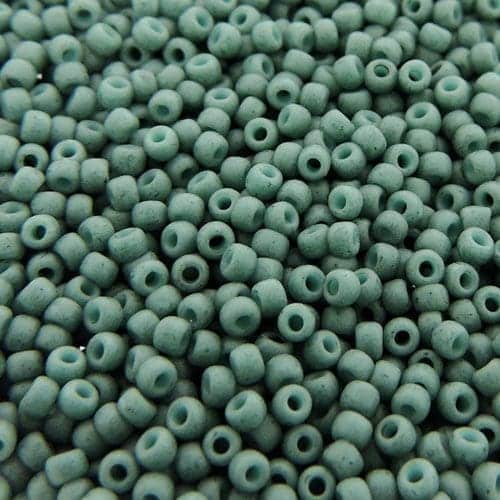 Toho Seed Beads Round Size 11/0 28GM Semi-Glazed Turquoise 11-2604F
