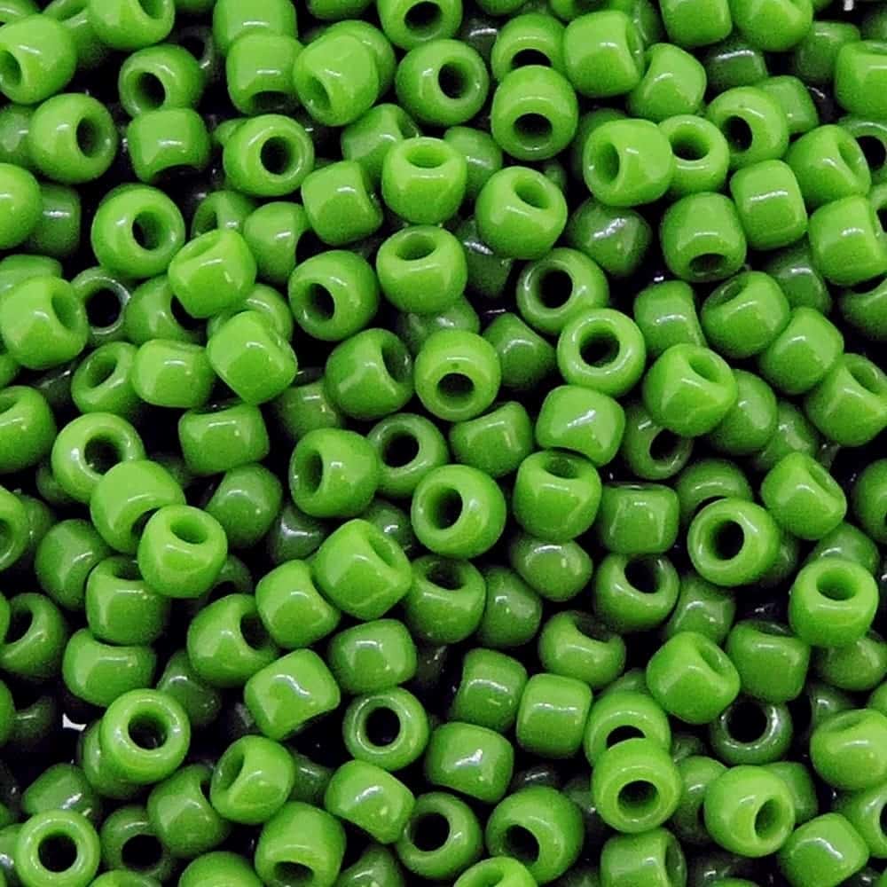 Toho Seed Beads Round Size 11/0 28GM Opaque Jade Green