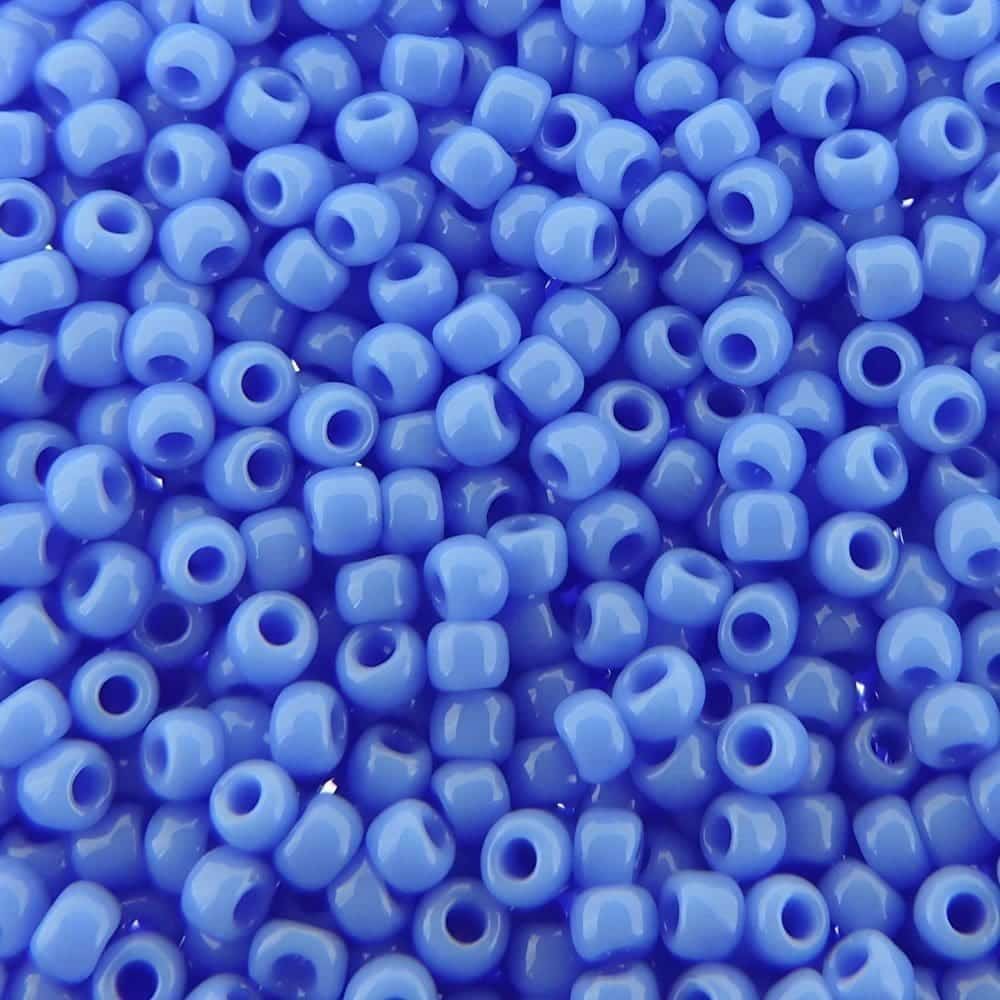 Toho Seed Beads Round Size 11/0 28GM Opaque Perwinkle 11-48L