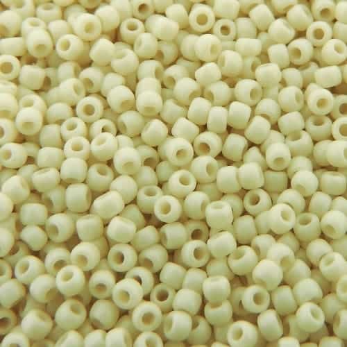 Toho Seed Beads Round Size 11/0 28GM Opaque Cream 11-51